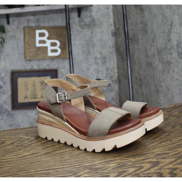 NWT Mia Womens Ophidia Round Toe Strappy Sandal GS1591002 Taupe Brown 8M - Picture 8 of 15